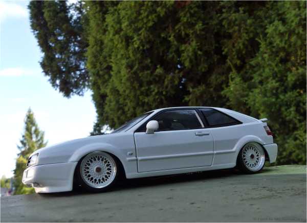 1:18 VW Corrado VR6 " Weiß-Edition "mit BBS RS Alufelgen inkl.OVP